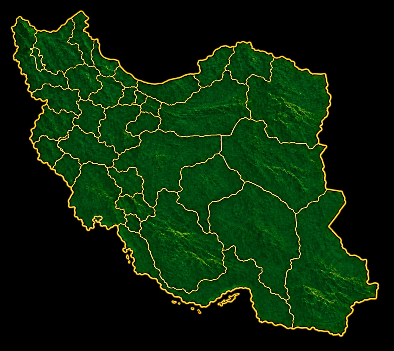 نقشه ایران — شبکه توزیع سیمرغ در ۳۱ استان